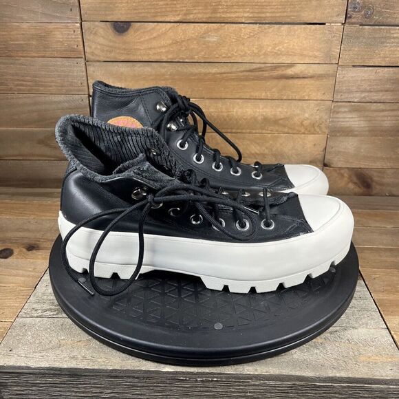 Converse Shoes - Converse Mountain Club Goretex Lugged Sole Hi Black Leather Womens Shoes Size 7